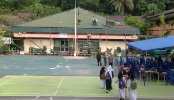 Proses Rehab SMK 1 Tarakan
